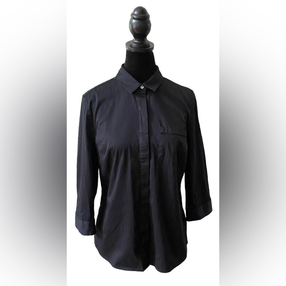 Calvin Klein Tops - Calvin Klein: Black Button Down Shirt